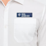 Goal Achiever I School I College I University I Office I Company I Rectangular Pin Badge