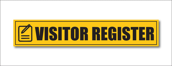Visitor Register I Office I Shop I School I College I Restaurants I Hospital I Company I Super Market I Cinema Theatre I Wall Sticker