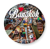 Love Bangkok I Floating Market I Thailand Diaries I Travel Memories I Fridge Magnet