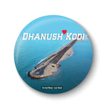 Love Dhanush Kodi I Arichal Munai - Last Road I Rameshwaram I Tamil Nadu Series I Souvenir l Travel I Fridge Magnet