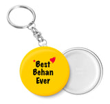Best Behan Ever I Raksha Bandhan Gifts Key Chain