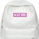 Head Girl I School I College I Rectangular Pin Badge