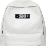 Discipline Monitor I School I College I University I Rectangular Pin Badge