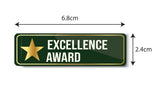 Excellence Award I Award Gift I School I College I University I Office I Company I Rectangular Pin Badge