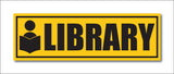 Library I School I College I University I Institution I Wall Sticker