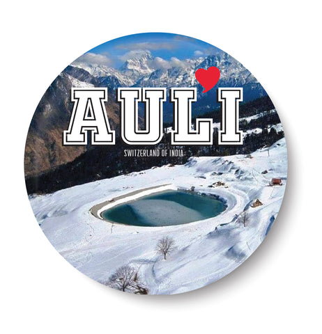 Love Auli I Switzerland of India I Uttarakhand I Souvenir I Travel Memories I Fridge Magnet