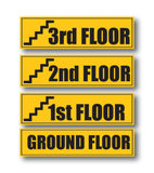 Ground Floor I 1st Floor I 2nd Floor I 3rd Floor Sticker I Office I Shop I School I College I Restaurants I Hospital I Company I Super Market I Wall Sticker