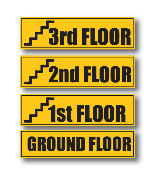 Ground Floor I 1st Floor I 2nd Floor I 3rd Floor Sticker I Office I Shop I School I College I Restaurants I Hospital I Company I Super Market I Wall Sticker