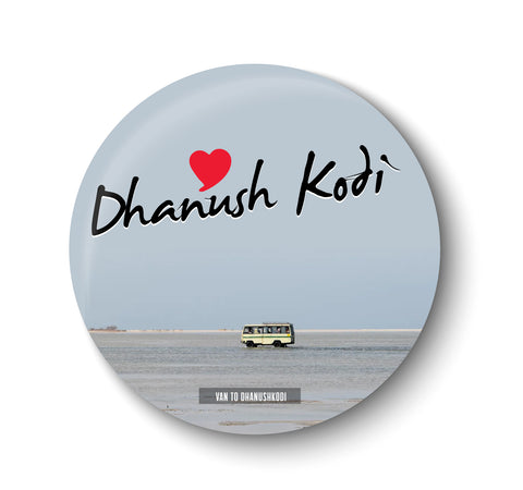 Love Dhanush Kodi I Van to Dhanush Kodi I Rameshwaram I Tamil Nadu Series I Souvenir l Travel I Fridge Magnet