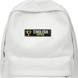 English Topper I Class Topper I School I College I University I Rectangular Pin Badge