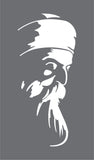 "Guru Nanak Devji" I Wahe Guru Ji Car Window Decal