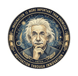 Albert Einstein I Motivation Through Innovation I Scientist I Car Window Sticker