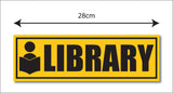 Library I School I College I University I Institution I Wall Sticker
