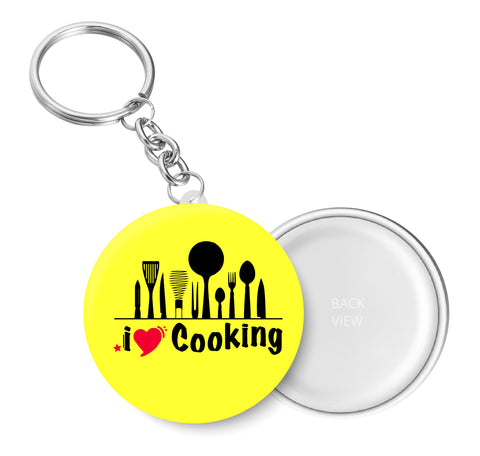 I love Cooking Key Chain