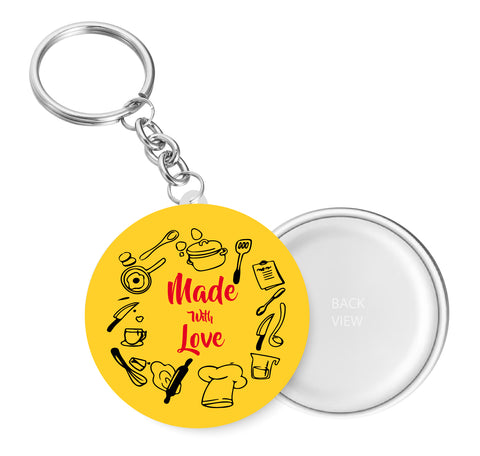 Cooking Made with love I Love Cooking I Key Chain