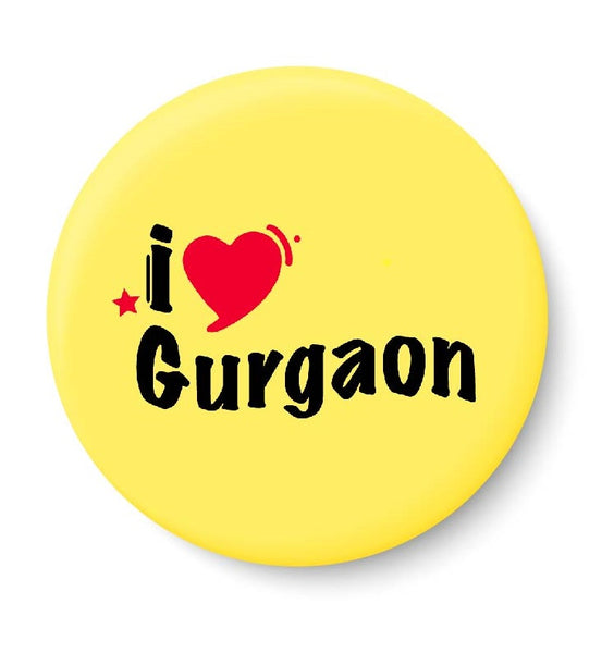 I Love Gurgaon Fridge Magnet