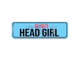 Deputy Head Girl I School I College I Rectangular Pin Badge