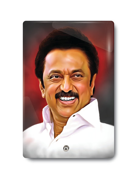 PEACOCKRIDE Muthuvel Karunanidhi Stalin I MK Stalin I DMK I Table Top Acrylic Photo Frame