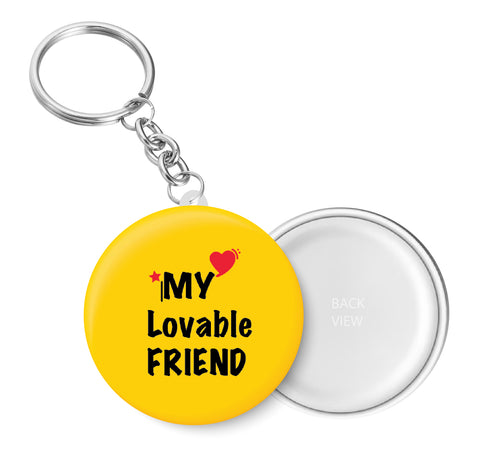 My Lovable Friend I Friendship I Key Chain