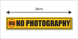 No Photography I Office I Shop I School I Temple I College I Hospital I Company I Wall Sticker