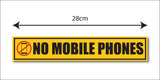 No Mobile Phones I Office I Shop I School I Temple I College I Hospital I Company I Wall Sticker
