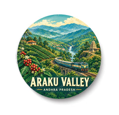 Love Araku Valley I Andhra Pradesh I Souvenir I Travel Memories I Fridge Magnet