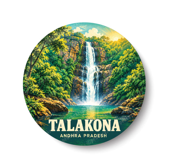 Love Talakona I Talakona Waterfalls I Andhra Pradesh I Souvenir I Travel Memories I Fridge Magnet