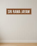 Sri Rama jayam I Rama jayam I Lord Hanuman I Lord Ram I Ayodhya Wall Sticker