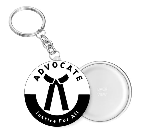 Adovcate I Justice for All I Lawyer I Key Chain
