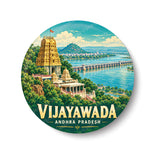 Love Vijayawada I Kanaka Durga Temple I Andhra Pradesh I Spiritual I Souvenir I Travel Memories I Fridge Magnet