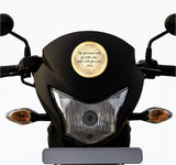 My Presence Will Go With You I Exodus 33:14 I Jesus Christ I Bible Quote I Bike Sticker