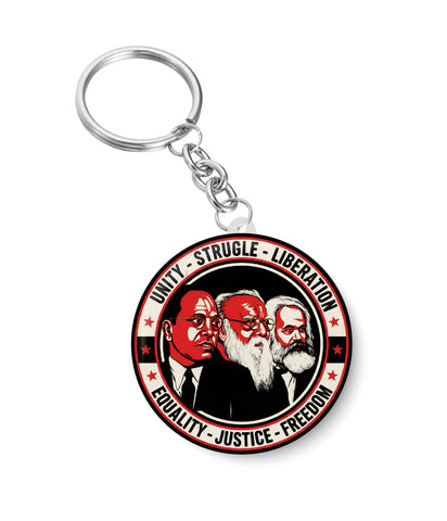 Ambedkar Periyar Karl Marx Key Chain
