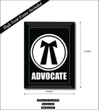 Advocate I Lawyer I The Court I Wall Poster / Frame