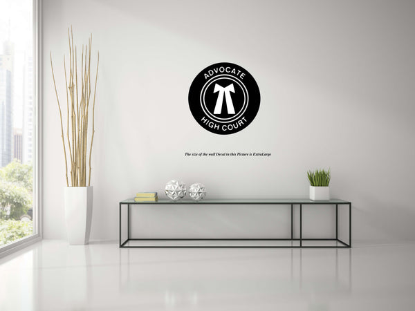 Advocate I Lawyer I High Court I The Court I Wall Decal