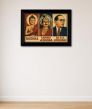 Lord Buddha Samrat Ashoka Ambedkar I Dr BR Ambedkar I Ashoka I Buddha I  Wall Poster / Frames