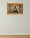 Ave Maria | Holy Mother | Jesus Christ | Catholic Prayer | Divine Christian Art Print I Wall Poster / Frames