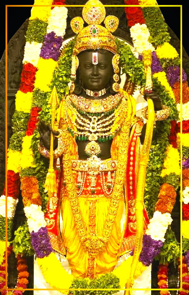 Ram Mandir Pran Prathistha I Ram Lalla Virajman I Ayodhya Ram Mandir I Jai Shree Ram Wall Poster / Frames