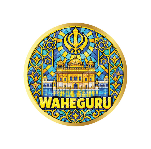 Waheguru I God in Sikhism I Spiritual I Car Window Decal