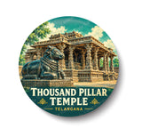 Love Thousand Pillar Temple I Sri Rudreshwara Swamy Temple I Telangana I Spiritual I Souvenir I Travel Memories I Fridge Magnet