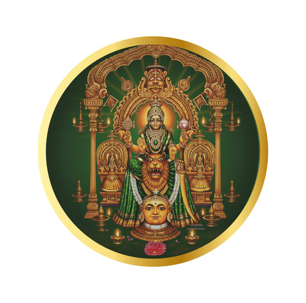 Kollur Sri Mookambika Devi Temple I Shri Mookambika Devi I Karnataka I Spiritual I Bike Sticker