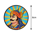 Maharana Pratap I The Great King of Mewar Empire I Rajput I Bike Sticker