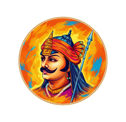 The Kingdom of Mewar I Maharana Pratap I Rajput l Car Window Sticker
