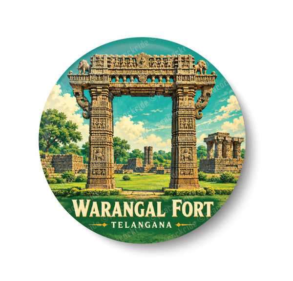 Love Warangal Fort I Kakatiyas I Telangana I Souvenir I Travel Memories I Fridge Magnet