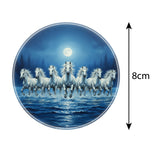 Wealth Prosper Seven Horses I Vastu Running Seven Horses I 7 Horses I Car Window Sticker