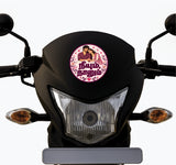 Neeyum Naanum I Love I Tamil Romance Quote I Bike Sticker