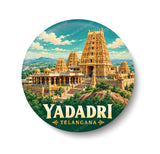 Love Yadadri I Sri Lakshmi Narasimha Swamy Temple I Yadagiri I Telangana I Spiritual I Souvenir I Travel Memories I Fridge Magnet