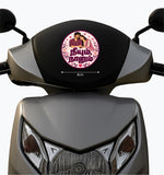 Neeyum Naanum I Love I Tamil Romance Quote I Bike Sticker