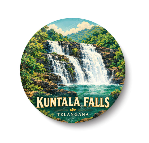 Love Kuntala I Kuntala Waterfall I Telangana I Souvenir I Travel Memories I Fridge Magnet