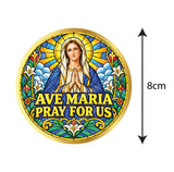 Ave Maria I Ave Maria Pray for Us I Jesus Christ I Spiritual I Car Window Decal