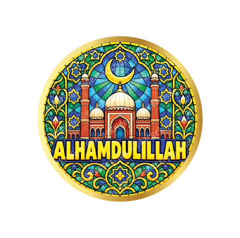 Alhamdulillah I Just Say Alhamdulillah I Allah I Islamic I Muslim I Spiritual I Car Window Decal